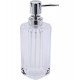 Porta Sabonete Líquido 210ml Em Acrílico Listraseve Clear